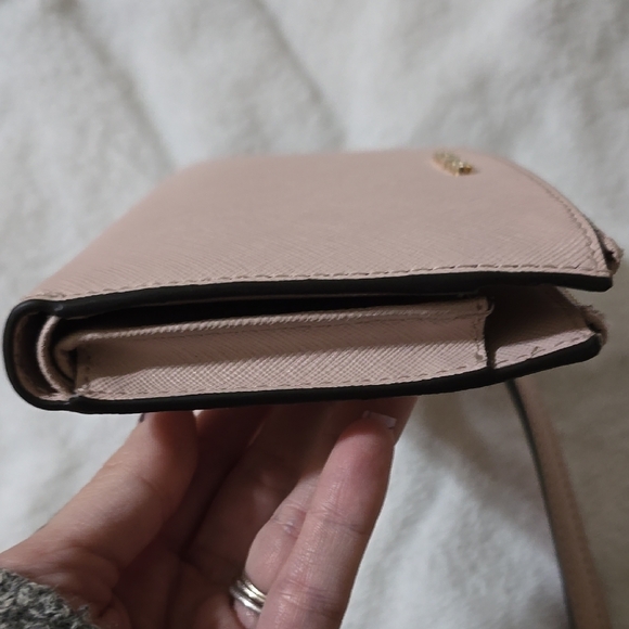 Michael Kors Women's Jet Set Travel Double Zip Wristlet/Powder Blush - Picture 3 of 10